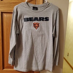Reebok Boy's Unisex XL (18-20) Chicago Bears Long Sleeve Shirt